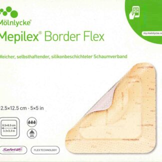 Mepilex Border Flex 12,5×12,5cm (8,5×8,5cm) 10 Stück PZN 12596015