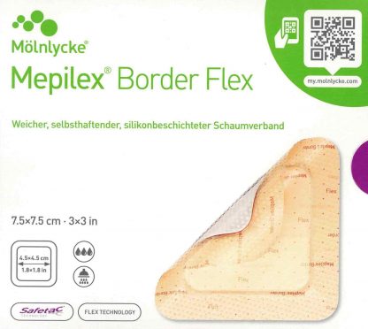 Mepilex Border Flex 7,5x7,5cm 10 Stück PZN 12595984