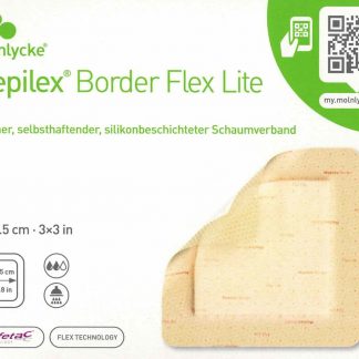 Mepilex Border Flex Lite 7,5x7,5cm (6,5x6,5cm) steril 5 Stück PZN 16226516