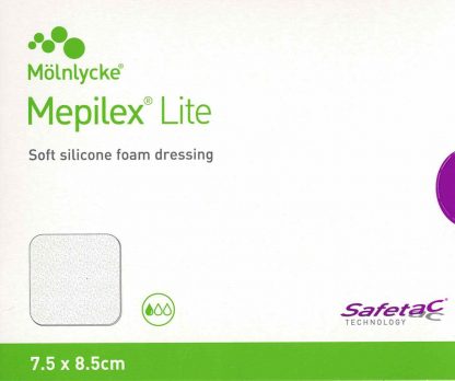 Mepilex Lite 7,5x8,5cm steril 5 Stück PZN 03642443