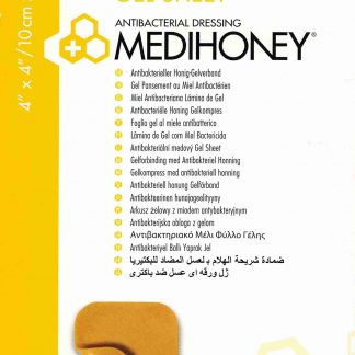 MEDIHONEY Antibakterieller Gelverband 10x10cm 10 Stück PZN 18501990