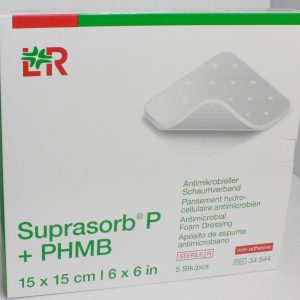Suprasorb P+ PHMB 15x15cm 5 Stück PZN 11596823