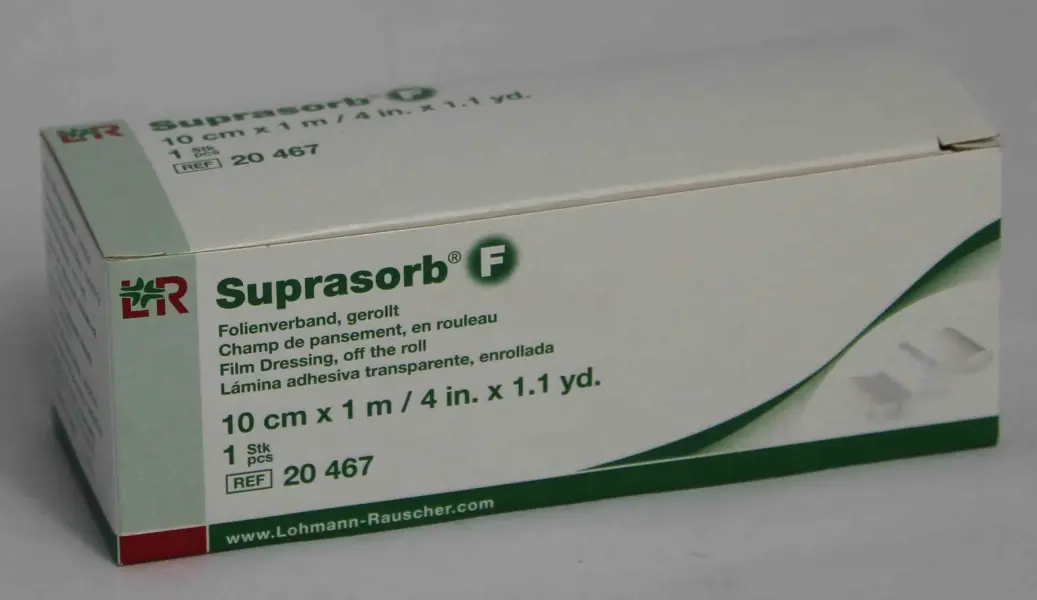 Suprasorb F 10cm x 1m Folienverband Rolle PZN 01806248