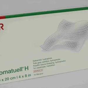 Lomatüll H Gaze 10x20cm 10 Stück PZN 03275619