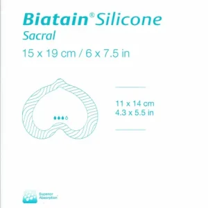 Biatain Silicone Sakrum Sacral 15x19cm 5 Stück PZN 11486023