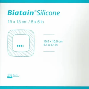Biatain Silicone 15x15cm (10,5x10,5cm) 5 Stück PZN 03879731