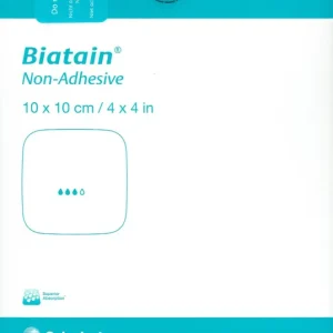 Biatain Schaumverband nicht-haftend 10x10cm 10 Stück PZN 00568232