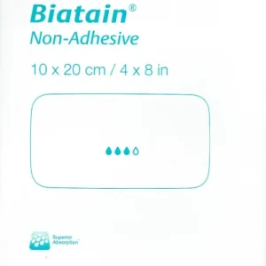 Biatain Schaumverband nicht-haftend 10x20cm 5 Stück PZN 00953852