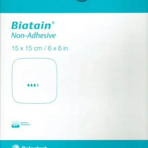 Biatain Schaumverband nicht-haftend 15x15cm 5 Stück PZN 00568249