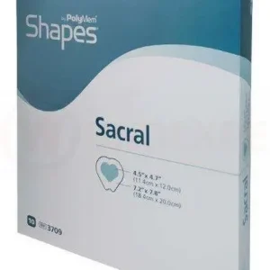 PolyMem Wund-Pad haftend SACRAL 18x20cm 10 Stück PZN 02671891