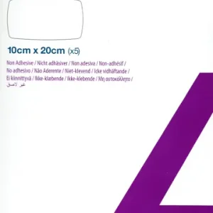 Aquacel Foam nicht-haftend 10x20cm 5 Stück PZN 10818322