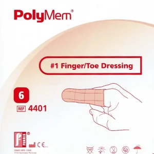 Polymem Finger/Zeh Verband Größe 1 (XS) 4,7-5,7cm 6 Stück PZN 09063752