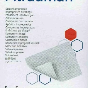 Atrauman Salbenkompresse 5x5cm 10 Stück PZN 04889826