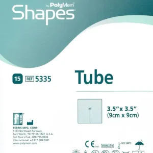 PolyMem Wund-Pad Tube 9x9cm 15 Stück PZN 00045422
