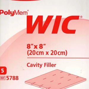 PolyMem Wund-füller nicht klebend WIC 20x20cm 5 Stück PZN 07590648