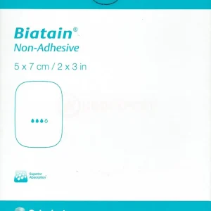 Biatain Ag nicht-haftend 5x7cm 5 Stück PZN 06155666