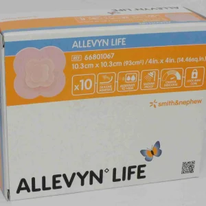 Allevyn Life 10,3x10,3cm (5,1x5,1cm) 10 Stück PZN 09634019