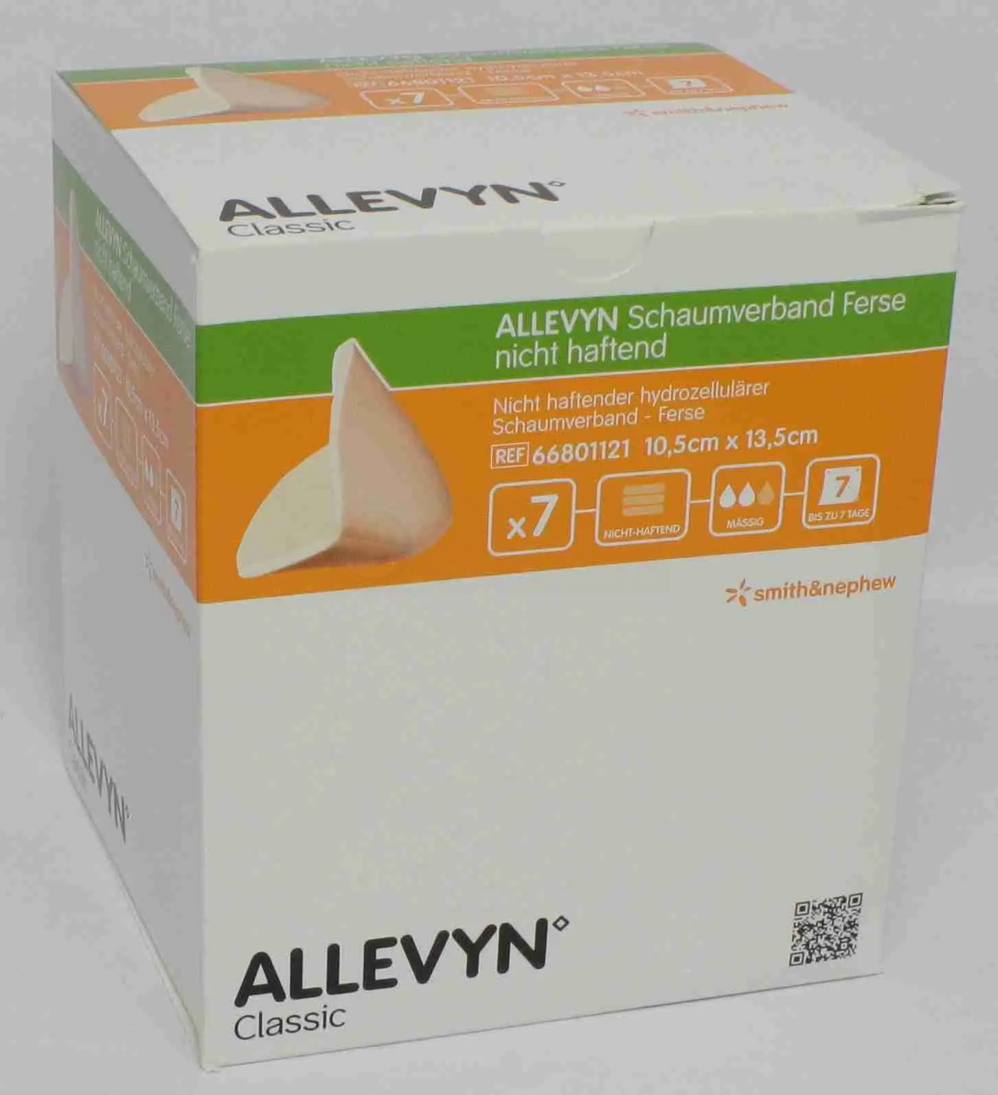 Allevyn Schaumverband Ferse nicht haftend 10,5x13,5cm 7 Stück PZN 09686648