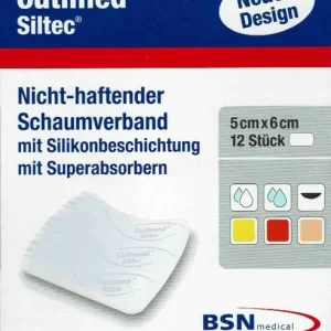 Cutimed Siltec 5x6cm 12 Stück PZN 07337659