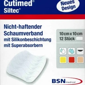 Cutimed Siltec 10x10cm 12 Stück PZN 07337984