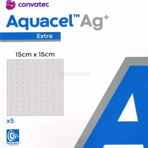 Aquacel Extra Ag+ 15x15cm 5 Stück PZN 10203827