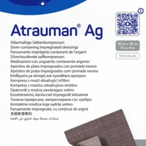 Atrauman Ag Salbenkompresse 10x10cm 10 Stück PZN 02813807 OVP Neu