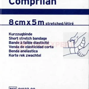 Comprilan Kurzzugbinde 5m gedehnt x 8cm 1 Stück PZN 02059670