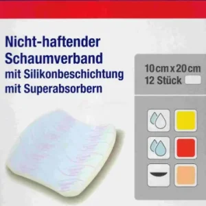 Cutimed Siltec 10x20 cm 12 Stück PZN 07337990