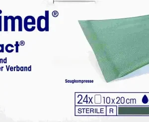 Cutimed Sorbact Saugkompresse 10x20cm 24 Stück PZN 07347161