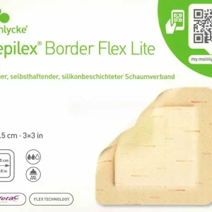 Mepilex Border Flex Lite 7,5x7,5cm (6,5x6,5cm) steril 5 Stück PZN 16226516