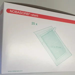 Nobasorb Saugkompressen steril 10x20cm 25 St&uuml;ck PZN 11606013