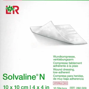 Sovaline N Wundkompresse 10x10cm 10 Stück PZN 07600766