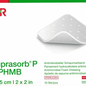 Suprasorb P+ PHMB 5x5cm 10 Stück PZN 11596786