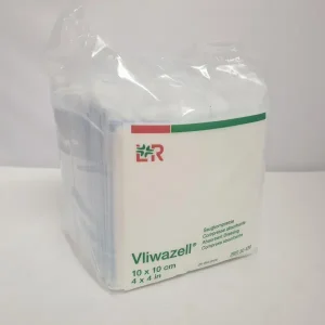 Vliwazell Saugkompresse 10x10cm 25 Stück PZN 02232708